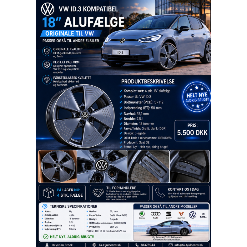 18� VW ID.3 f�lge 