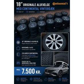 18� Mercedes EQA / EQB Ref.M450 vinterd�k