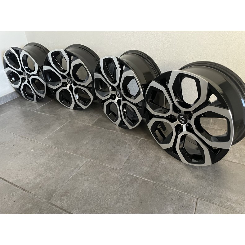 18 Orginale aluflge fabriksnye Renault E-tech, Kadjar, Captur, Austral, Arkana Ref.H4