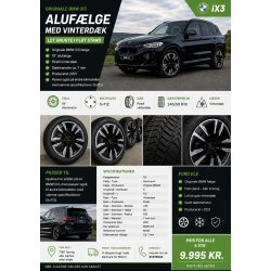 19� BMW IX3 Ref.M455 vinterd�k 